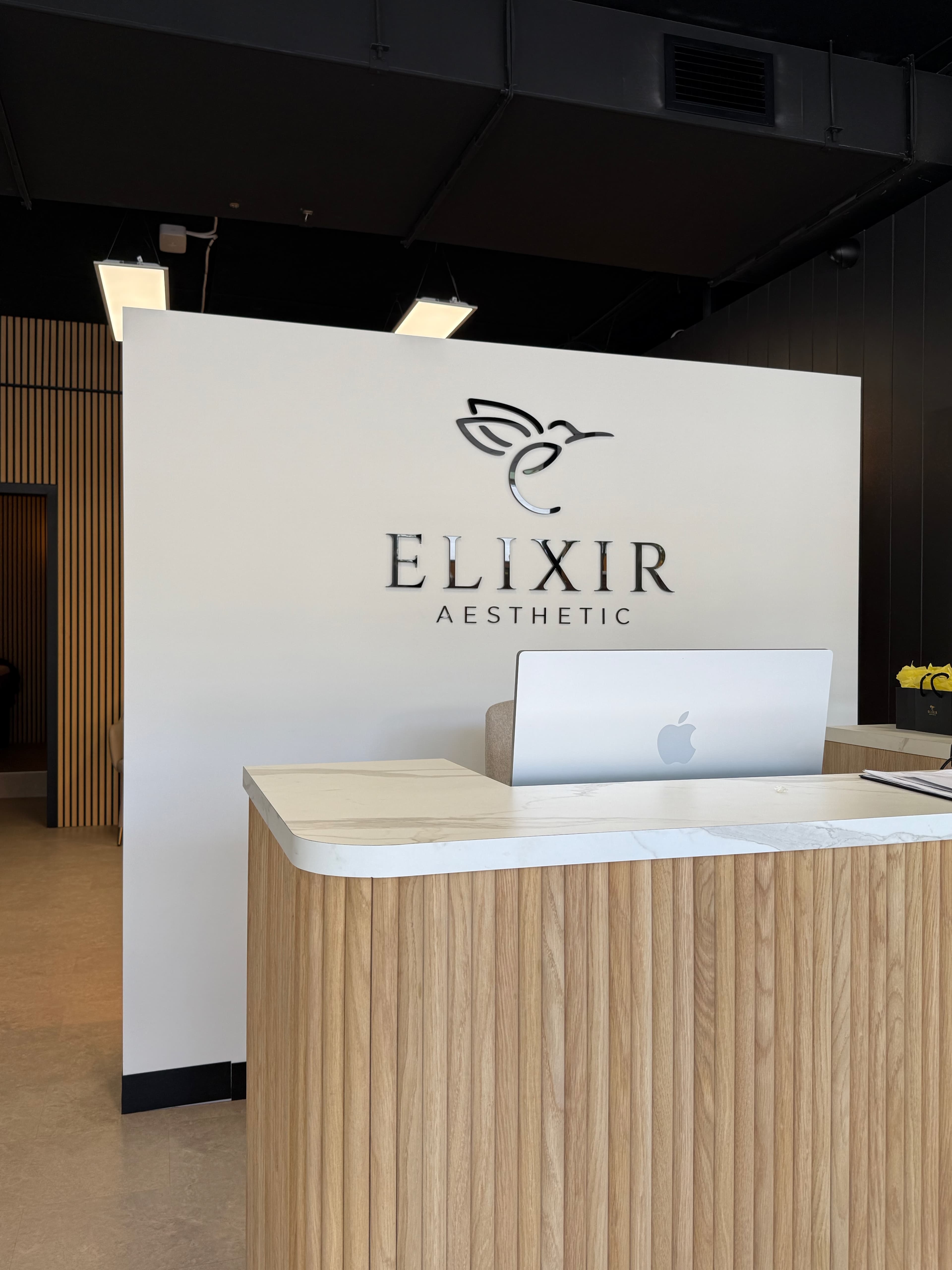 Elixir Aesthetic hair styling salon interior, East Perth